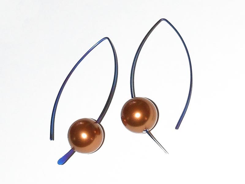 Titanium OOK Swarovski Pearl Earrings.jpg