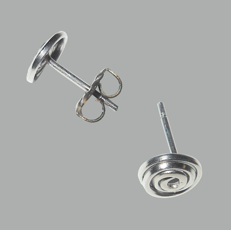 Pure Titanium Spiral Post Earrings.jpg