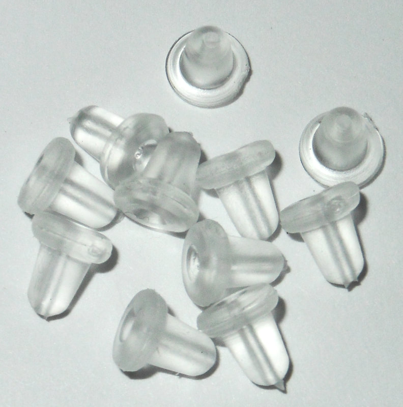 Hypoallergenic Silicon Earring Backers